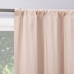 Sun Zero - 2pc 37"x63" Sun Zero Dimani Satin Striped 100% Bla Blush